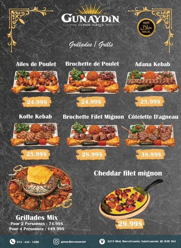 GUNAYDIN RESTAURANT MONTREAL menu item 4
